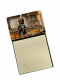 NEW Briard Fall Kitchen Pumpkins Sticky Note Holder Refillable Dispenser Self-Sticky Note Pads, Memo Pads Blank Desk Accessories