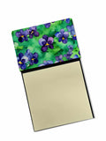 NEW Wisconsin Wood Violets in Watercolor Sticky Note Holder Refillable Dispenser Self-Sticky Note Pads, Memo Pads Blank Desk Acc