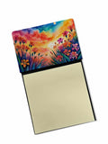 NEW Alstroemerias in Color Sticky Note Holder Refillable Dispenser Self-Sticky Note Pads, Memo Pads Blank Desk Accessories