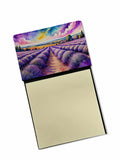 NEW English Lavender in Color Sticky Note Holder Refillable Dispenser Self-Sticky Note Pads, Memo Pads Blank Desk Accessories