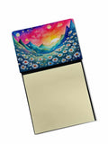 NEW Daisies in Color Sticky Note Holder Refillable Dispenser Self-Sticky Note Pads, Memo Pads Blank Desk Accessories