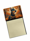NEW Doberman Pinscher Fall Sticky Note Holder Refillable Dispenser Self-Sticky Note Pads, Memo Pads Blank Desk Accessories