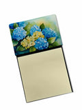 NEW Hydrangeas in Watercolor Sticky Note Holder Refillable Dispenser Self-Sticky Note Pads, Memo Pads Blank Desk Accessories