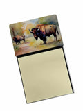 NEW Wood Bison Sticky Note Holder Refillable Dispenser Self-Sticky Note Pads, Memo Pads Blank Desk Accessories