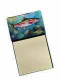 NEW Rainbow Trout Sticky Note Holder Refillable Dispenser Self-Sticky Note Pads, Memo Pads Blank Desk Accessories