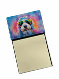 NEW Old English Sheepdog Hippie Dawg Sticky Note Holder Refillable Dispenser Self-Sticky Note Pads, Memo Pads Blank Desk Accesso