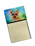 NEW Yorkshire Terrier Hippie Dawg Sticky Note Holder Refillable Dispenser Self-Sticky Note Pads, Memo Pads Blank Desk Accessorie