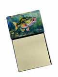 NEW Largemouth Bass Sticky Note Holder Refillable Dispenser Self-Sticky Note Pads, Memo Pads Blank Desk Accessories