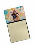 NEW Boxer Hippie Dawg Sticky Note Holder Refillable Dispenser Self-Sticky Note Pads, Memo Pads Blank Desk Accessories