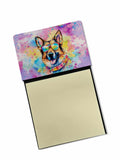 NEW German Shepherd Hippie Dawg Sticky Note Holder Refillable Dispenser Self-Sticky Note Pads, Memo Pads Blank Desk Accessories