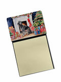 NEW Scottish Deerhound Cozy Christmas Sticky Note Holder Refillable Dispenser Self-Sticky Note Pads, Memo Pads Blank Desk Access