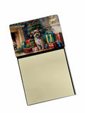 NEW Border Terrier Cozy Christmas Sticky Note Holder Refillable Dispenser Self-Sticky Note Pads, Memo Pads Blank Desk Accessorie