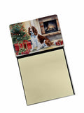 NEW Welsh Springer Spaniel Cozy Christmas Sticky Note Holder Refillable Dispenser Self-Sticky Note Pads, Memo Pads Blank Desk Ac