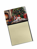 NEW Brittany Cozy Christmas Sticky Note Holder Refillable Dispenser Self-Sticky Note Pads, Memo Pads Blank Desk Accessories