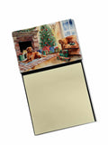 NEW Nova Scotia Duck Tolling Retriever Cozy Christmas Sticky Note Holder Refillable Dispenser Self-Sticky Note Pads, Memo Pads B