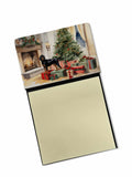 NEW Black and Tan Coonhound Cozy Christmas Sticky Note Holder Refillable Dispenser Self-Sticky Note Pads, Memo Pads Blank Desk A