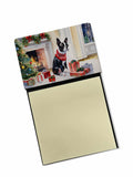 NEW Boston Terrier Cozy Christmas Sticky Note Holder Refillable Dispenser Self-Sticky Note Pads, Memo Pads Blank Desk Accessorie