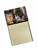 NEW Borzoi Cozy Christmas Sticky Note Holder Refillable Dispenser Self-Sticky Note Pads, Memo Pads Blank Desk Accessories