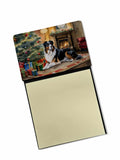NEW Australian Shepherd Cozy Christmas Sticky Note Holder Refillable Dispenser Self-Sticky Note Pads, Memo Pads Blank Desk Acces