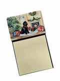 NEW Black Russian Terrier Cozy Christmas Sticky Note Holder Refillable Dispenser Self-Sticky Note Pads, Memo Pads Blank Desk Acc