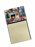 NEW Pomeranian Cozy Christmas Sticky Note Holder Refillable Dispenser Self-Sticky Note Pads, Memo Pads Blank Desk Accessories