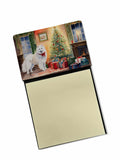NEW Samoyed Cozy Christmas Sticky Note Holder Refillable Dispenser Self-Sticky Note Pads, Memo Pads Blank Desk Accessories