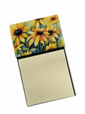 NEW Maryland Black-Eyed Susans in Watercolor Sticky Note Holder Refillable Dispenser Self-Sticky Note Pads, Memo Pads Blank Desk