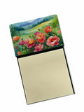 NEW Iowa Wild Prairie Roses in Watercolor Sticky Note Holder Refillable Dispenser Self-Sticky Note Pads, Memo Pads Blank Desk Ac