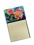 NEW New York Roses in Watercolor Sticky Note Holder Refillable Dispenser Self-Sticky Note Pads, Memo Pads Blank Desk Accessories