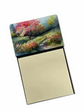 NEW North Carolina Dogwoods in Watercolor Sticky Note Holder Refillable Dispenser Self-Sticky Note Pads, Memo Pads Blank Desk Ac
