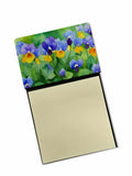 NEW Illinois Violet in Watercolor Sticky Note Holder Refillable Dispenser Self-Sticky Note Pads, Memo Pads Blank Desk Accessorie