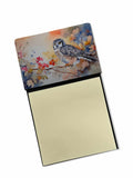 NEW Northern Hawk Owl Sticky Note Holder Refillable Dispenser Self-Sticky Note Pads, Memo Pads Blank Desk Accessories