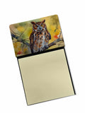 NEW Eastern Screech Owl Sticky Note Holder Refillable Dispenser Self-Sticky Note Pads, Memo Pads Blank Desk Accessories