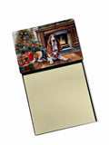 NEW Basset Hound Cozy Christmas Sticky Note Holder Refillable Dispenser Self-Sticky Note Pads, Memo Pads Blank Desk Accessories