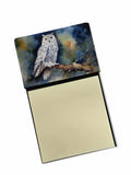 NEW Snowy Owl Sticky Note Holder Refillable Dispenser Self-Sticky Note Pads, Memo Pads Blank Desk Accessories