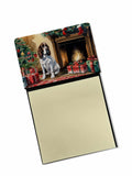 NEW English Springer Spaniel Cozy Christmas Sticky Note Holder Refillable Dispenser Self-Sticky Note Pads, Memo Pads Blank Desk