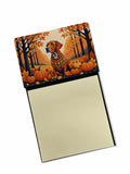 NEW Vizsla Fall Sticky Note Holder Refillable Dispenser Self-Sticky Note Pads, Memo Pads Blank Desk Accessories