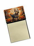 NEW Silky Terrier Fall Sticky Note Holder Refillable Dispenser Self-Sticky Note Pads, Memo Pads Blank Desk Accessories