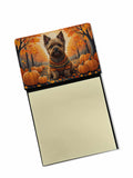 NEW Cairn Terrier Fall Sticky Note Holder Refillable Dispenser Self-Sticky Note Pads, Memo Pads Blank Desk Accessories