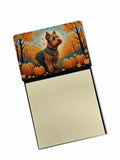 NEW Welsh Terrier Fall Sticky Note Holder Refillable Dispenser Self-Sticky Note Pads, Memo Pads Blank Desk Accessories