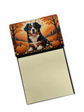 NEW Bernese Mountain Dog Fall Sticky Note Holder Refillable Dispenser Self-Sticky Note Pads, Memo Pads Blank Desk Accessories