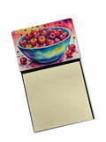 NEW Colorful Cherries Sticky Note Holder Refillable Dispenser Self-Sticky Note Pads, Memo Pads Blank Desk Accessories
