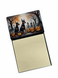 NEW Doberman Pinscher Spooky Halloween Sticky Note Holder Refillable Dispenser Self-Sticky Note Pads, Memo Pads Blank Desk Acces