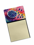 NEW Colorful Blueberries Sticky Note Holder Refillable Dispenser Self-Sticky Note Pads, Memo Pads Blank Desk Accessories