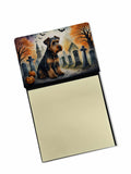 NEW Airedale Terrier Spooky Halloween Sticky Note Holder Refillable Dispenser Self-Sticky Note Pads, Memo Pads Blank Desk Access