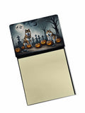 NEW Akita Spooky Halloween Sticky Note Holder Refillable Dispenser Self-Sticky Note Pads, Memo Pads Blank Desk Accessories
