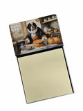 NEW Saint Bernard Fall Kitchen Pumpkins Sticky Note Holder Refillable Dispenser Self-Sticky Note Pads, Memo Pads Blank Desk Acce