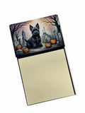 NEW Scottish Terrier Spooky Halloween Sticky Note Holder Refillable Dispenser Self-Sticky Note Pads, Memo Pads Blank Desk Access