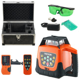 VEVOR Laser Level, 2000ft, 360 Degree Self Leveling Green Cross Line Laser, 5 Rotation Speeds & 4 Scanning Angles Adjustment, IP