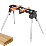 Miter Saw Stand 330lbs Load Capacity Steel 29.1-32.9 Adjustable Height